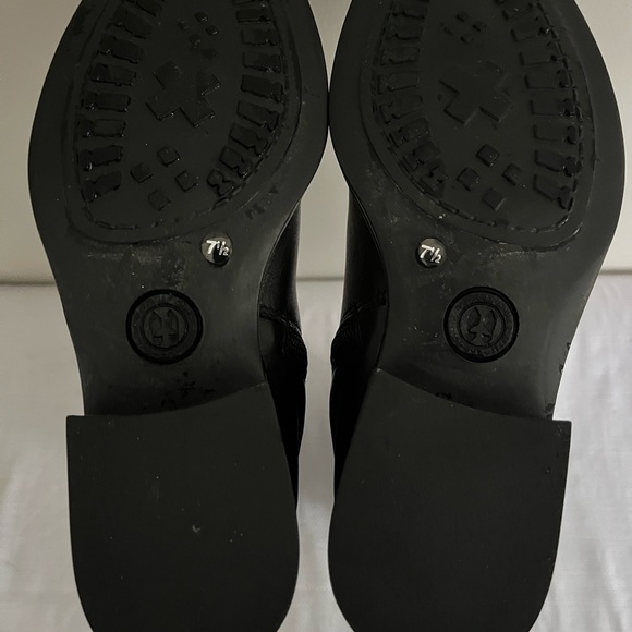 Aquatalia Urope Black Leather Riding Boots 7.5 Narrow Shaft - Picture 11 of 13